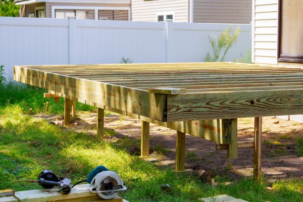 Elevated Deck Installation in New Baltimore