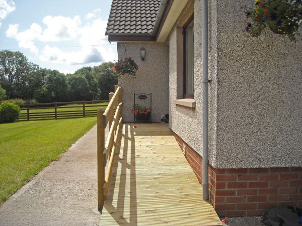 Hardwood Ramp Installation in New Baltimore