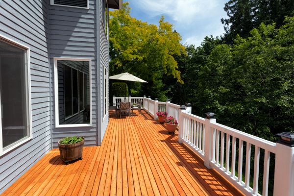 Cedar Deck Construction in New Baltimore
