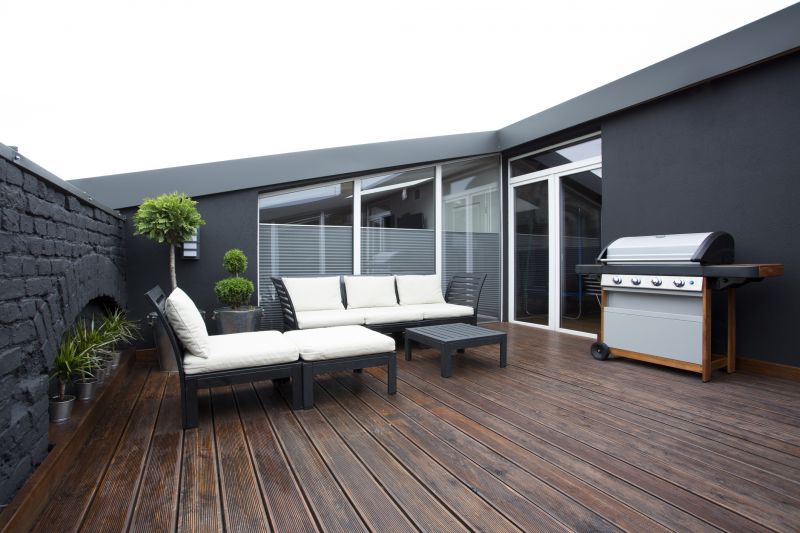 Outdoor Deck with Furniture